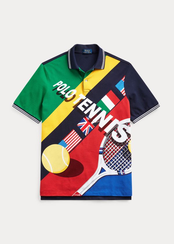 Polos Polo Ralph Lauren Hombre Multicolor - Classic Fit Tennis Mesh - ZUBEY5968